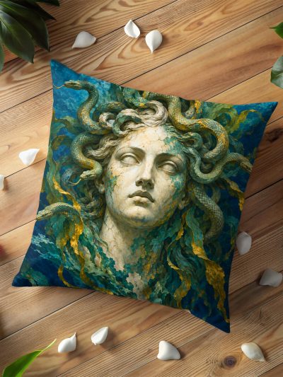 Medusa Gorgon Mythology Pillow Cover
