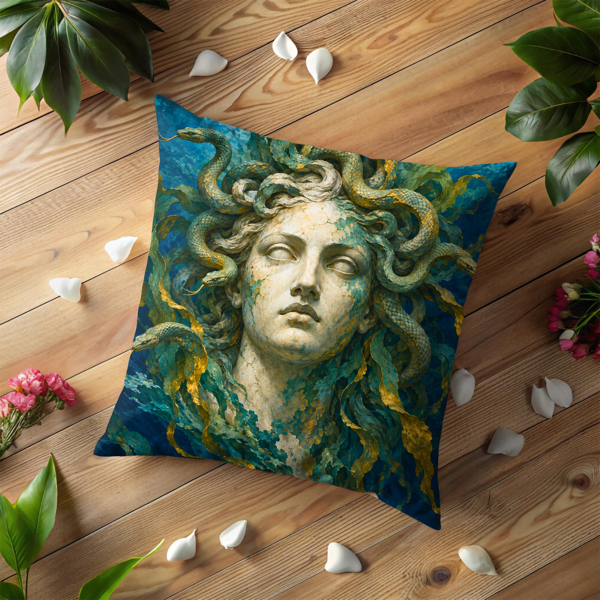 Medusa Gorgon Mythology Pillow Cover