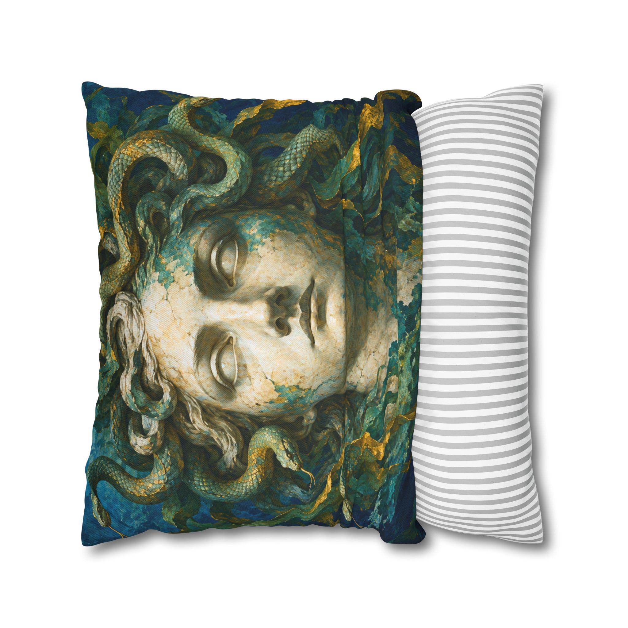 Medusa Gorgon Mythology Pillow Cover - Image 4