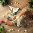 Mid-Century Abstract Botanical Pillow Cover